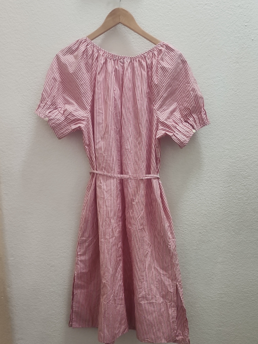 J. Crew Pink and White Striped Maxi Dress - Picture 7 of 14